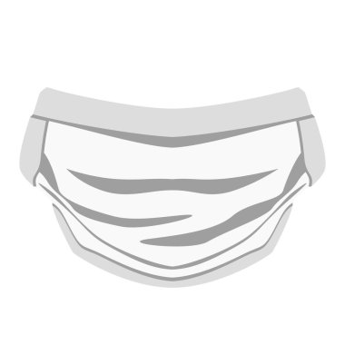 İnşaat alanlarında ya da hastanelerde kullanılan bir solunum cihazının grafiği. Maske tüm virüsleri, bakterileri ve kirleticileri dışarıda tutuyor.