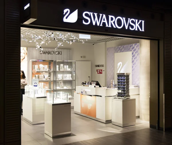Swarovski butik i Amsterdam — Stockfoto