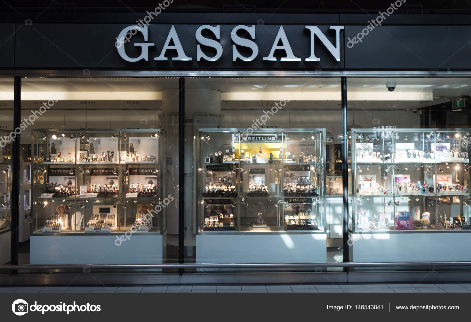Gassan diamond store in Amsterdam Stock Editorial Photo