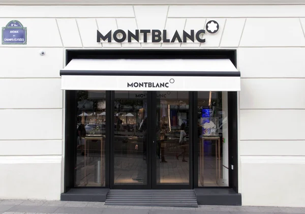 Magasin Montblanc aux Champs-Élysées — Photo