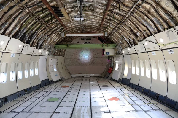 Cargo space of a boeing 747 — Stock Photo, Image