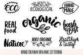 Kézzel rajzolt Eco Barátságos betűk