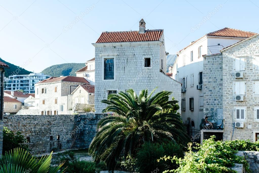 Budva old town street