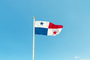 Panama bayrak direği üzerinde 