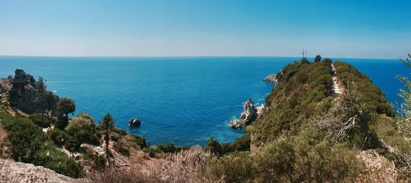 Mar Mediterrâneo costa — Fotografia de Stock
