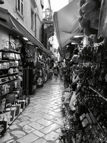 City streets of Kerkyra — Stock Photo, Image