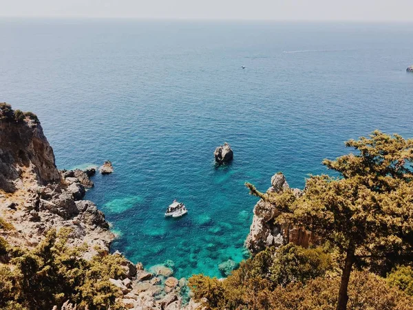 Wybrzeże Morza Śródziemnego — Zdjęcie stockowe