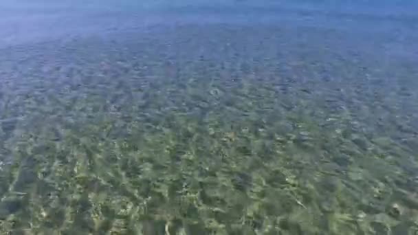 Onde sulla spiaggia sabbiosa — Video Stock