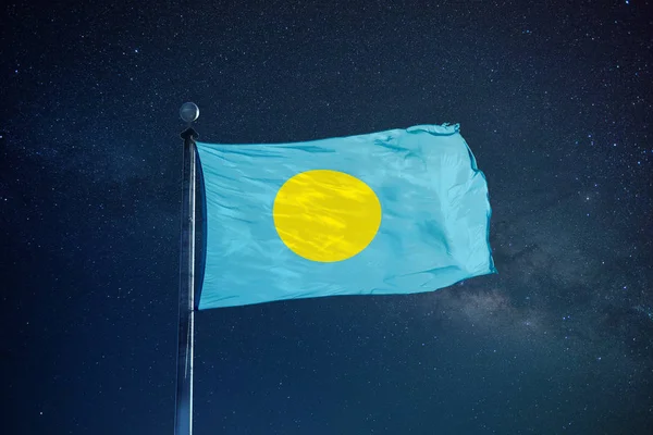 Drapelul Palau pe catarg — Fotografie, imagine de stoc