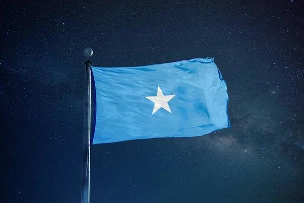 Somalia flag på masten - Stock-foto