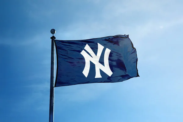 New York - 24 Ekim 2017 - New York Yankees beyzbol takımı fla