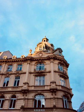 Bonn, Almanya - 20. Kasım, 2017 - şehir sokakları ve mimari Bonn Almanya