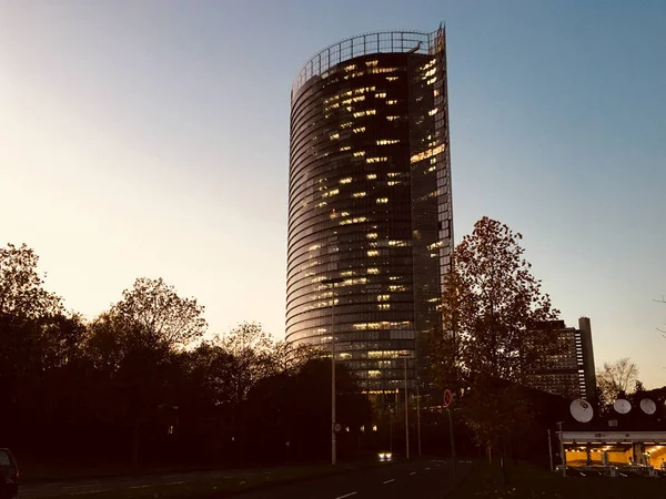 Bonn Alemanha Novembro 2017 Ruas Cidade Arquitetura Bonn Edifício Sede — Fotografia de Stock