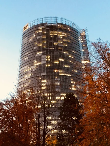 Bonn Alemanha Novembro 2017 Ruas Cidade Arquitetura Bonn Edifício Sede — Fotografia de Stock