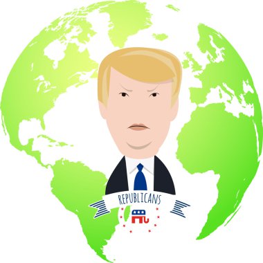 Donald Trump bir dünya üzerinde