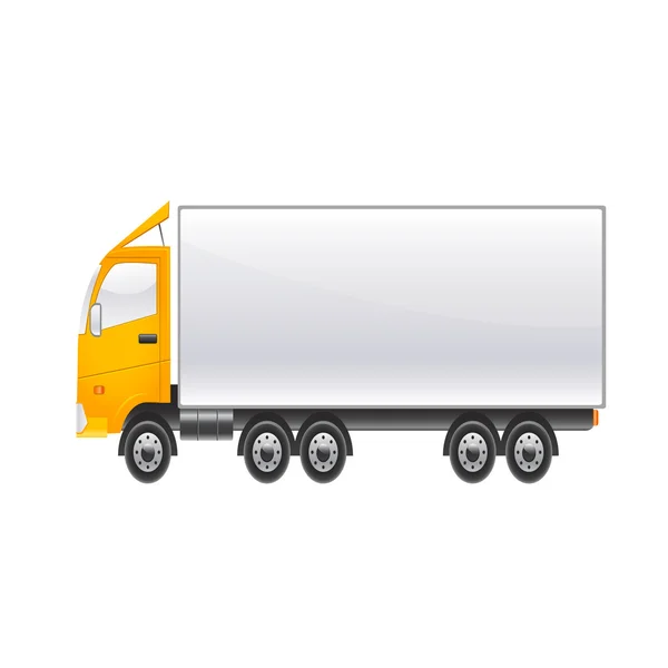 Large cargo lighter car — Stock Vector