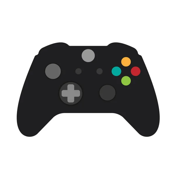 Game joystick on consoles — Stock Vector