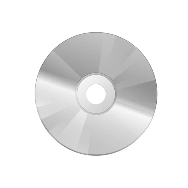 Disque compact sur un blanc — Image vectorielle