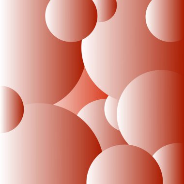 Pembe hava kabarcıklarının arka planı. Vektör illüstrasyonu.