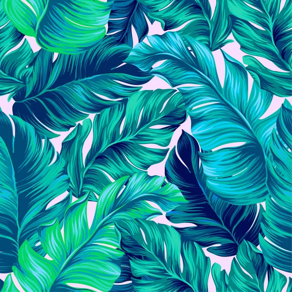 Vecteur palmier tropical motif sans couture. style vintage incroyable . — Image vectorielle