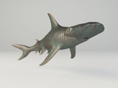 Siyah metal köpekbalığı