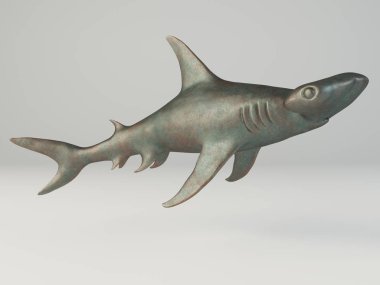 Siyah metal köpekbalığı