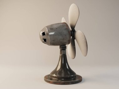 Metal fan 3d resimde görselleştirme