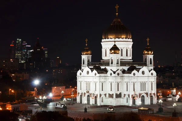 Вид на город с высотного здания — стоковое фото