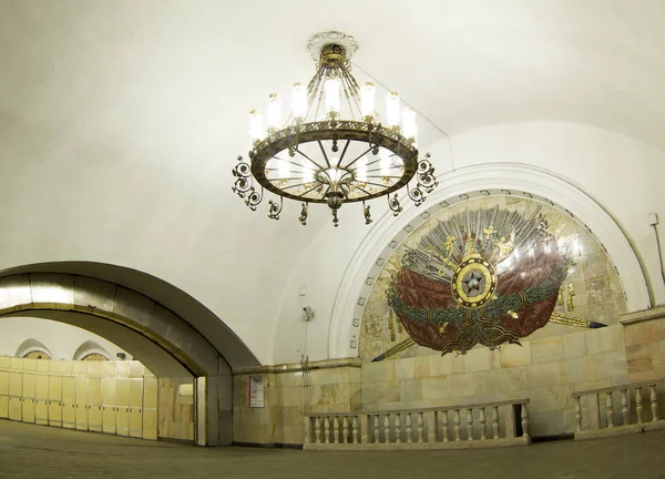 O metro de Moscovo — Fotografia de Stock