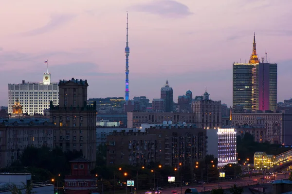 Las vistas desde los altos edificios de la ciudad — Foto de Stock