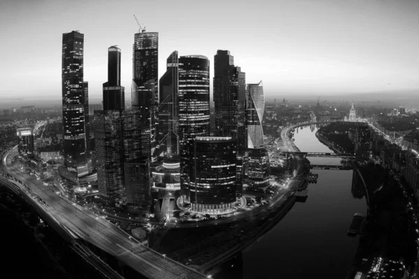 Prachtige Gebouwen Het Centrum Van Moskou Foto Genomen Zomer Van — Stockfoto