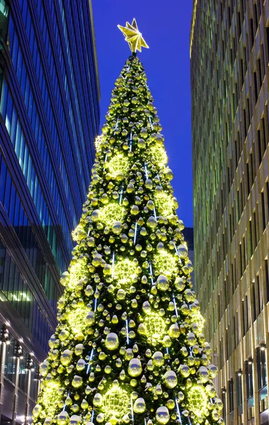 Décorations Photos Pour Nouvelle Année Noël Photo Prise Dans Rue — Photo