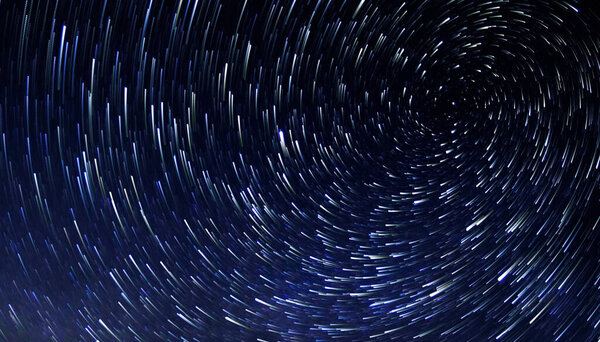 Colorful explosive starry sky over Moscow  Photo taken at night, Moscow, spring 2020, sky, stars, falling meteorites 
