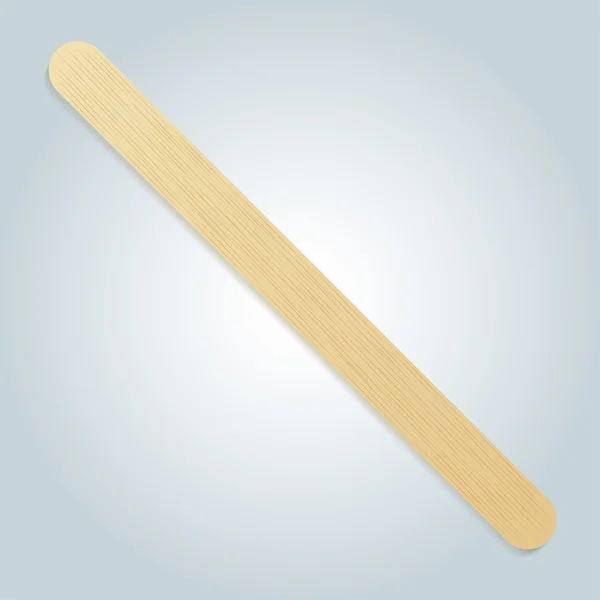 Ilustración de un palillo de madera. Ideal para catálogos, material informativo e institucional — Vector de stock