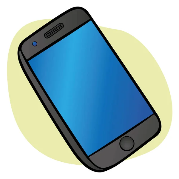 Object touchscreen smartphone item — Stockvector