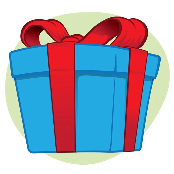 Ilustración que representa una caja de regalo — Vector de stock