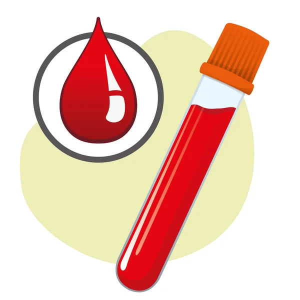 Cartoon colorful blood test Vector Art Stock Images | Depositphotos