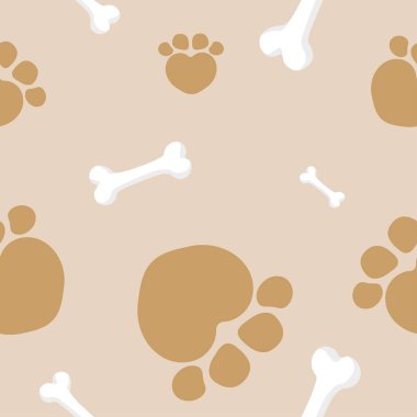 Resimde arka plan, duvar kağıdı pençeleri evcil hayvan köpek ve kemik ile. Görsel iletişim, hayvan hastalıklarıyla ilgili bilgi ve kurumsal malzeme için idealdir