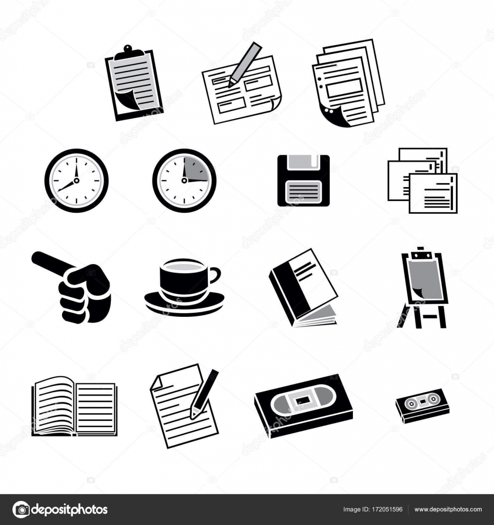 Icon Pictogram Office Supplies Clipboard Form Papers Clock Diskette Slides Hands Indicating Cup Binder Flip Chart Book Cassette Tape Video Tape Ideal For Catalogs And Information Vector Image By C Lcosmo Icon Pictogram Office Supplies Clipboard Form Papers Clock Diskette Slides Hands Indicating Cup Binder Flip Chart Book Cassette Tape Video Tape Ideal For Catalogs And Information Vector Image By C Lcosmo