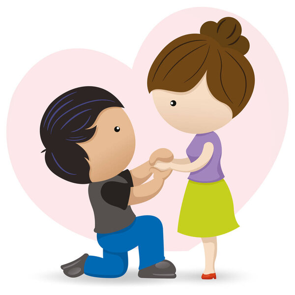 Милая парочка страстных бойфрендов, парень с коленями на ногах у подружки, заявляющей о себе. Идеально подходит для каталогов, информации и институционального материала
