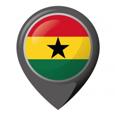 Konumu PIN Kamerun bayrağı ile gösteren simge. Kurumsal malzemeleri ve Coğrafya kataloglar için idealdir