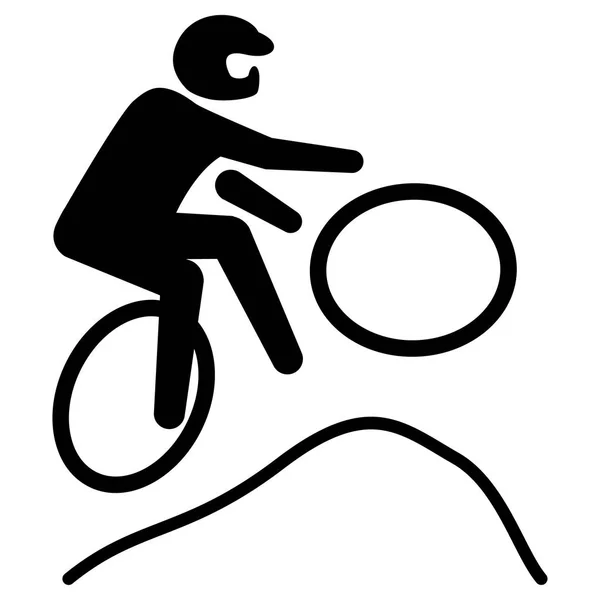 Ilustración Representa Pictograma Freestyle Bike Sport Juegos Con Bmx Ideal — Archivo Imágenes Vectoriales