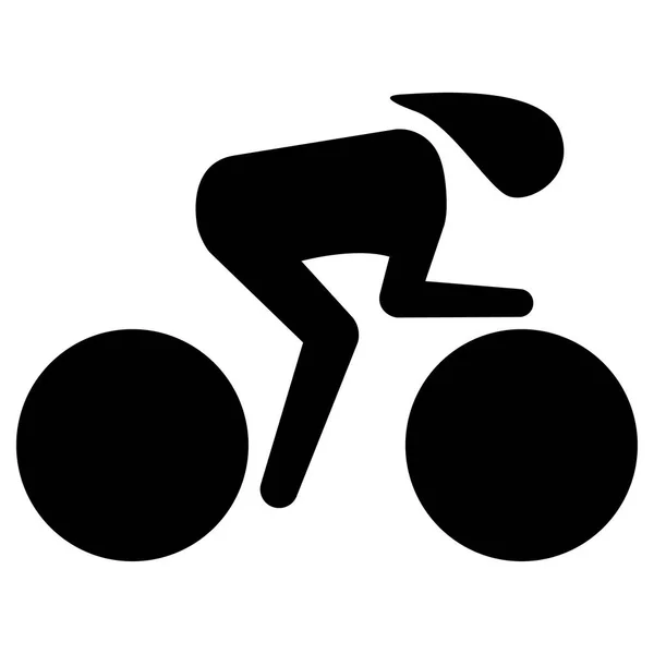 例证代表体育自行车速度的象形 种族在自行车 理想的运动和机构材料 — 图库矢量图片