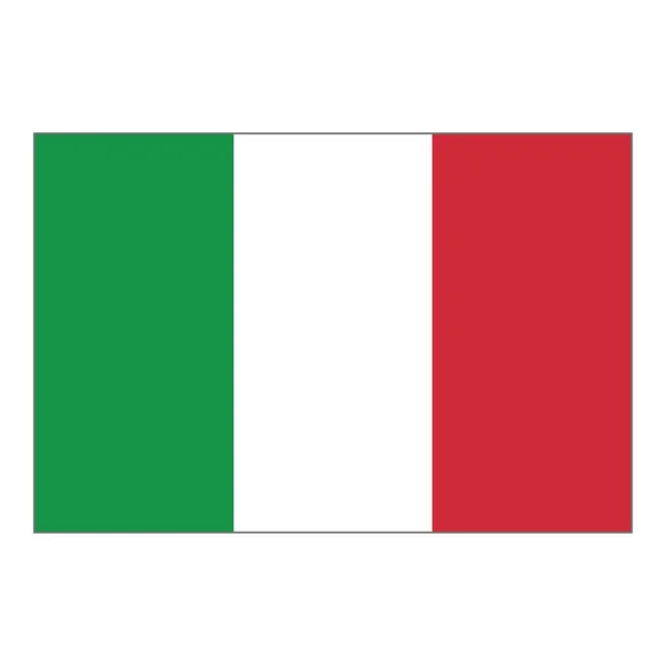 Illustration Flagge Von Italien Ideal Für Kataloge Institutioneller Materialien Und — Stockvektor