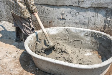 Beton ve alçı mix tepsi