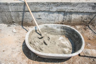 Beton ve alçı mix tepsi