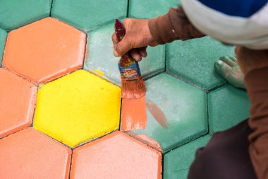 duvar alt resim kaldırım blok renk hava fırça tarafından ve 