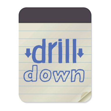 Not defteri şablon matkap