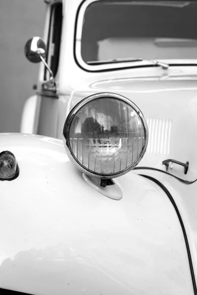 Auto d'epoca. Foto in bianco e nero — Foto Stock