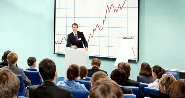 Conferencia y horario de negocios — Foto de Stock